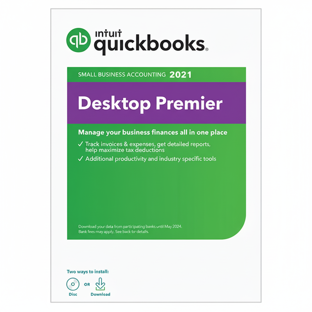 QuickBooks Desktop Premier 2021 Accounting Software